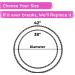 The Spinsterz Beginner Hoop - Weighted Fitness Hula-Hoop for Adults - Made in USA - X-Large 42 Diameter - Burgundy - Buy Online on GoSupps.com