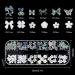 Nail Stud Glitter Decals Bow Manicure Set Charm DIY White Flower Nail Art Charms Nail Art Rhinestones Kit Multi Shaped Jelly Bear Shape(2) - Buy Online on GoSupps.com