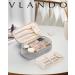 Vlando Travel Makeup Bag Small Pouch for Purse Portable Makeup & Accessories Cosmetics - Silver - Buy Online on GoSupps.com