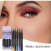 Glitter Liquid Eyeliners - Waterproof Eye Liner Eye Liner Pencil 5 Colors Color Eyeliners Long-Lasting Glitter Eye Liner Pencil for Girls Dance Night Women B - Buy Online on GoSupps.com
