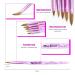 Mia Secret Kolinsky 3D Art Brush 4 (Purple) - Professional Nail Art Brush - Buy Online on GoSupps.com