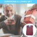 Homury 3-Piece Washable Adult Bibs - Water-Repellent Latz for Seniors | Push Button Clasp Clothing Protection Apron for Women - Buy Online on GoSupps.com