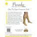 Open Toe 8-15 mmHg Mild Compression Leg Calf Zipper Socks for Circulation Beige | Shop Internationally - Buy Online on GoSupps.com