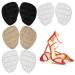 4 Pairs Forefoot Pads Metatarsal Pads Ball of Foot Cushions for High Heels Anti-Slip Shoe Inserts for Open Toe Shoes Prevent Feet from Sliding Forward (Multicolored)