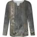 Odjoy Fan Christmas Long-Sleeved Graphic Shirt for Women - Festive Dark Gray Tunic Tops & Sweatshirts - XL Casual Blouse - Buy Online on GoSupps.com