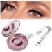 Reusable Magnetic False Eyelashes Kit - Natural Look Easy to Apply with Applicator - No Eyeliner Glue or Makeup Remover Needed