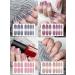 EBANKU 20 Sheets Full Wraps Nail Polish Stickers Nail Strips with 2PCS Nail File for Nails Art Gel Nail Polish Strips Stickers Self-Adhesive Press on Nail Polish Fingernail Stickers for Women Girls - Buy Online on GoSupps.com