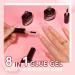 BettyCora 8 in 1 Gel Nail Glue - Super Strong Acrylic Nail Adhesive | 12ML Brush On Base Gel, Slip Solution, Strengthener, UV Nail Glue | Curing Needed - A0 Formula - Buy Online on GoSupps.com