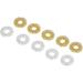 Newgen Medicals Massagering - 10 Acupressure Finger Massage Rings in Gold & Silver | Ideal Gift for Women - Buy Online on GoSupps.com