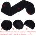 Onwon 2 Pack Facial Spa Headband with Magic Tape - Black Terry Cloth Stretch Towel Head Wrap for Bath, Makeup, Yoga and Sport - Buy Online on GoSupps.com