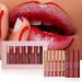  Generisch Women's Lipstick - 6 Colors - Waterproof - Matte - With 6 Lip Liners - Water-Resistant Lip Color - For Women Girls Parties Makeup Beauty Dates - Buy Online on GoSupps.com