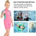 Kids 2.5mm Neoprene Full Wetsuit | UV Protection, Warmth | Swimming, Diving, Scuba | Girls Shorty Pink Medium - Buy Online on GoSupps.com