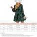Naroote Womens Fashion Dress V-Neck Breathable Drawstring Travel Dress for Business Women Small Dark Green - Buy Online on GoSupps.com