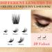 Cluster Eyelash Extensions 180 PCS - Wispy DIY Individual Lashes Soft Mink False Eyelashes with Super Thin Band - Mixed Tray (C-8-16mix) for Stunning Volume - Buy Online on GoSupps.com
