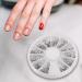 Scalewbin Silver rhinestones boxes Crystal nail manicure Nail 1.5 MM wheel - Buy Online on GoSupps.com