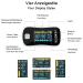 MomMed Pulse Oximeter for Fast Oxygen Saturation Measurement - Ideal for Kids & Adults - Includes Lanyard & Batteries | YM201 Black & White - Buy Online on GoSupps.com