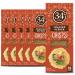 34 Degrees Crisps | Cracked Pepper Crisps | Thin, Light & Crunchy Crisps, 6 Pack (4.5oz each)