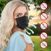 Egook Black Disposable Face Masks - 100 Pack 3 Ply Masks (Black) - 100 Pack - Buy Online on GoSupps.com