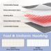 JKMAX Heating Pad for Back Pain Relief - 10 Heat Settings - Moist/Dry Heat Therapy - Machine-Washable - 12x24 Inch Grey - Buy Online on GoSupps.com