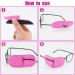 Buy 6pcs Large Reusable Eye Patches - Non-Woven Glasses for Amblyopia & Strabismus (Pink) - Adults & Kids | International Shipping Available - Buy Online on GoSupps.com