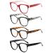 Eyekepper 4-packing Oversize Reading Glasses Women Stylish Readers+2.00 4pcs-mix 2.0 Diopters