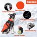 Winter Dog Jacket - Waterproof Windproof Reflective & Warm Coat for Small & Medium Dogs - Orange Size M - Buy Online on GoSupps.com