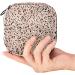 Leopard Print Sanitary Napkin Storage Bag for Women - Multicolor Period Bag with Menstrual Cup Pouch - Buy Online on GoSupps.com