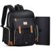 Tonyee Baby Diaper Backpack - Large Multifunctional Diaper Bag with Portable Changing Pad & Pacifier Holder for Moms & Dads - Stylish Black - Buy Online on GoSupps.com