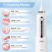 Portable Cordless Water Flosser - 270ML IPX7 Waterproof, 5 Cleaning Modes, 5 Jet Tips - for Home, Travel, Office - White - Buy Online on GoSupps.com