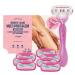 by Amazon Women's razor with 5 blades and handle with multi-axis joint including 7 replacement blades