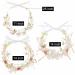 Elsjoy 3 Pack Flower Crowns - Adjustable Bridal Floral Headbands for Wedding, Party, Festival - Wedding Hair Accessories - Buy Online on GoSupps.com