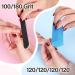 WLLHYF Nail Files and Buffers - 12Pcs 100/180 Grit Double Sided Nail Art Care Tools for Professional Manicure at Home and Salon - Buy Online on GoSupps.com