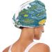 Polar Bears and Starry Skies Quick Dry Hair Cap Set | 2-Piece Super Absorbent Towel & Button Headband - Soft & Comfortable - Buy Online on GoSupps.com