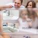 Dabblu Toothbrush Holder - Modern Concrete Design for Oral-B Electric Toothbrush | Anti-Slip Pads | Elegant Bathroom Accessory in White - Buy Online on GoSupps.com