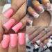 Cycullinyt Clear Duck Nail Tips - 500pcs Short Acrylic False Nail Tips for Nail Art Salon | 10 Sizes with Box Packaging - Buy Online on GoSupps.com