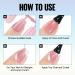 TOMICCA 180PCS Extra Short Coffin Gel Nail Tips - Pink Matte Finish - 15 Sizes - Press On Nails for Nail Art Extensions - Buy Online on GoSupps.com
