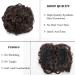 Shop Medium Brown Curly Hairpiece with Clip | Lady Outlet Mall - Stylish Bun & Chignon for Perfect Hairstyles - Buy Online on GoSupps.com