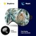 Tropical Palm Trees Tiger Sleep Mask - Adjustable Eye Cover for Sleeping, Block Light for Night Travel and Nap - Men and Women - Buy Online on GoSupps.com