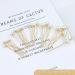 54-Piece Wedding Gold U-Shaped Pearl Hair Pins - Bridal Bobby Hairpins for Prom & Formal Parties - Buy Online on GoSupps.com