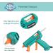 RHAEGON 60W Hot Glue Gun Kit for Crafting & Repairs | Drip-Free & Leakage-Proof Design with 50 Glue Sticks (7mmx130mm) - Buy Online on GoSupps.com