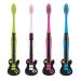 Shop SmileGoods Y333 Rock n Smile Guitar Youth Toothbrush - Bulk Pack of 72 Soft Bristle Fun Guitar Grip Assorted Colors for Kids - Buy Online on GoSupps.com