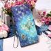 Buy Compatible Samsung Galaxy S23 Ultra Case - Ill Bless Glitzer Glossy 3D Pattern PU Leather Wallet Cover with Butterfly Design - Buy Online on GoSupps.com
