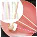 BESTonZON 100pcs Marshmallow Stick Chocolate Candy Lollipops Candy Bars Lollipop Sticks Marshmallow Holder Sticks Marshmallow Packing Sticks Manual Stirring Rod Paper Bracket Multipurpose - Buy Online on GoSupps.com