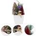 HOMSFOU 5pcs Christmas Simulation Potted Plant Tiny Christmas Tree Christmas Pine Tree Artificial Plant for Desk Decor Fake Plant Christmas Plant Decoration Small Plant Plastic Office Mini Goldenx5pcs 21X11cmx5pcs - Buy Online on GoSupps.com