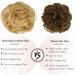 RUWISS Claw Clips in Messy Bun Hair Piece 100% Human Hair Buns Wavy Curly Chignon Hair Bun Extensions Tousled Updo Hair Scrunchie Clip for Women( Light Golden Blonde with Bleach Blonde Highlights) 1 Count (Pack of 1) Light Golden Blonde with Bleach Blonde - Buy Online on GoSupps.com
