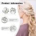 TUUXI 84pcs Rhmeta Title: inestone Crystal Twisters Set - Spiral Hair Pins for Wedding and Prom - Buy Online on GoSupps.com