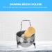Lurrose 3 Piece Men's Shaving Set - Stainless Steel Brush Holder Soap Dish & Badger Hair Beard Brush - Perfect for Home & Salon Use - Buy Online on GoSupps.com