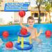 5 Inch PVC Mini Basketball Set - Soft Rubber Replacement Balls for Over Door Basketball Hoop - Includes 3 Balls and Air Pump - Ideal for Adults & Kids - Red - Buy Online on GoSupps.com