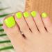Danni & Toni half hardened gel nail films (glowing delight) green bright glossy nail set uv gel nail foil nail design nail foil self-adhesive wraps 37 sticker glowing delight-de