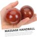 Healvian 10 pcs Wooden Health Massage Balls - Smooth Exercise & Hand Therapy Balls for Fitness | Chinese Medicine & Handball Play - Buy Online on GoSupps.com